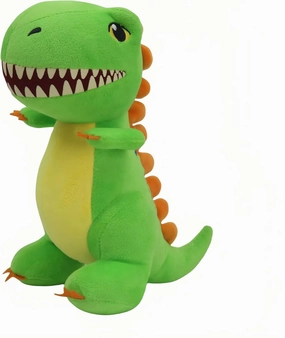 10inch Green T-Rex Dino Plush Toy Adorable Dinosaur Stuffed Animals Soft & Cuddly Tyrannosaurus Plushie Doll for Kids Bedtime Companion