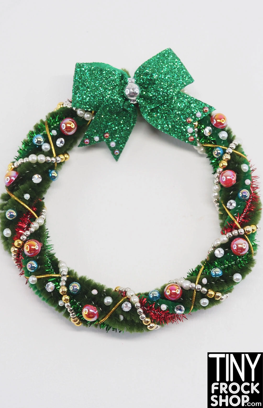12" Fashion Doll Christmas Bow Wreaths By Ash Decker