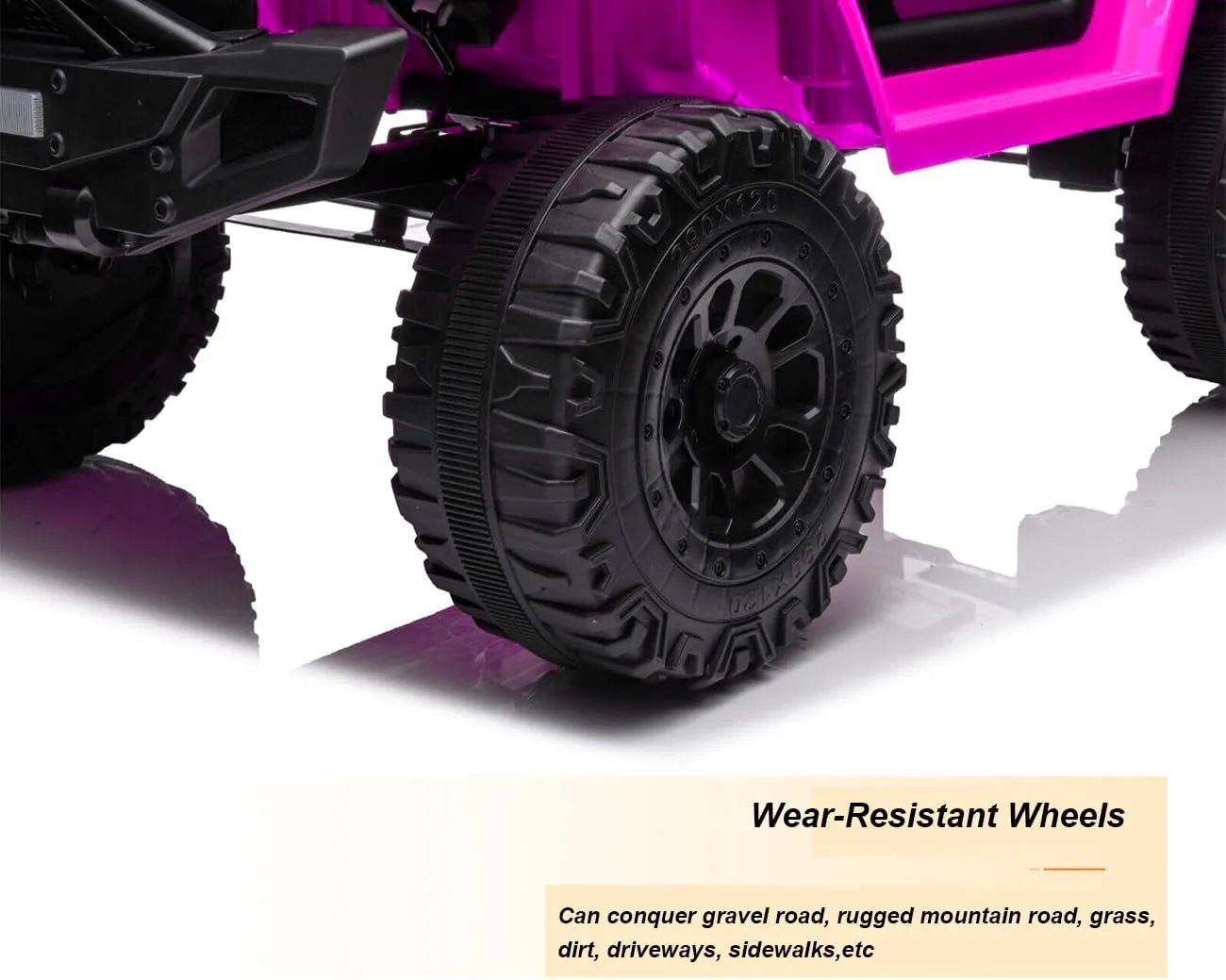 12V Ride On Car, Electric Car for Kids, 12V Ride on Toys, Kids Cars with 3 Speeds Adjustable w/Bluetooth, Parent Remote Control, Spring Suspension, AUX Port-Pink