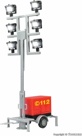 1344 H0 Fire Brigade Giraffe Pendant Car, White