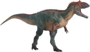 1:35 Scale Allosaurus Figure Theropoda Allosauridae Dinosaur Scientific Model Realistic Prehistoric Animal PVC Collector Decoration Gift for Adult (Blue)