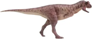 1:35 Scale Carnotaurus Figure Abelisauridae Dinosaur Animal Collection Realistic PVC Scientific Art Model Collection Home Decoration Gift for Adult (Brown)