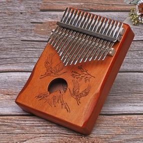17 Keys Kalimba Thumb Piano Portable Finger Flexible Piano