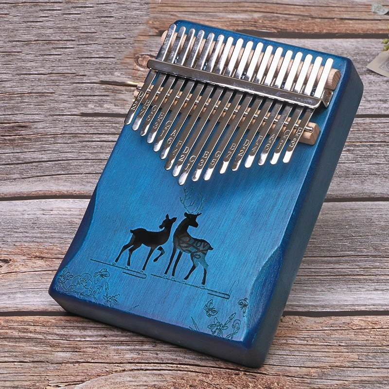 17 Keys Kalimba Thumb Piano Portable Finger Flexible Piano