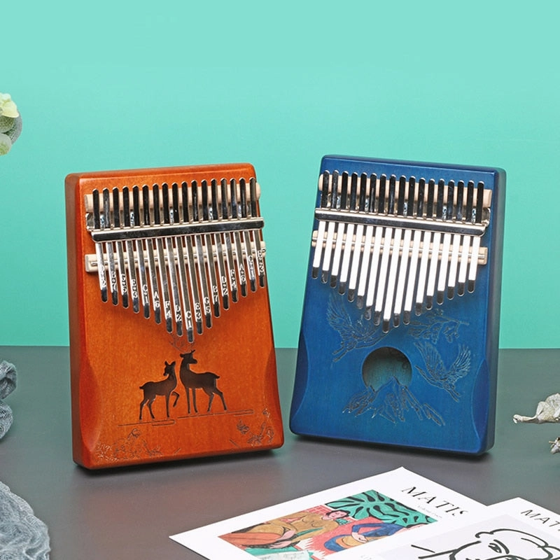 17 Keys Kalimba Thumb Piano Portable Finger Flexible Piano