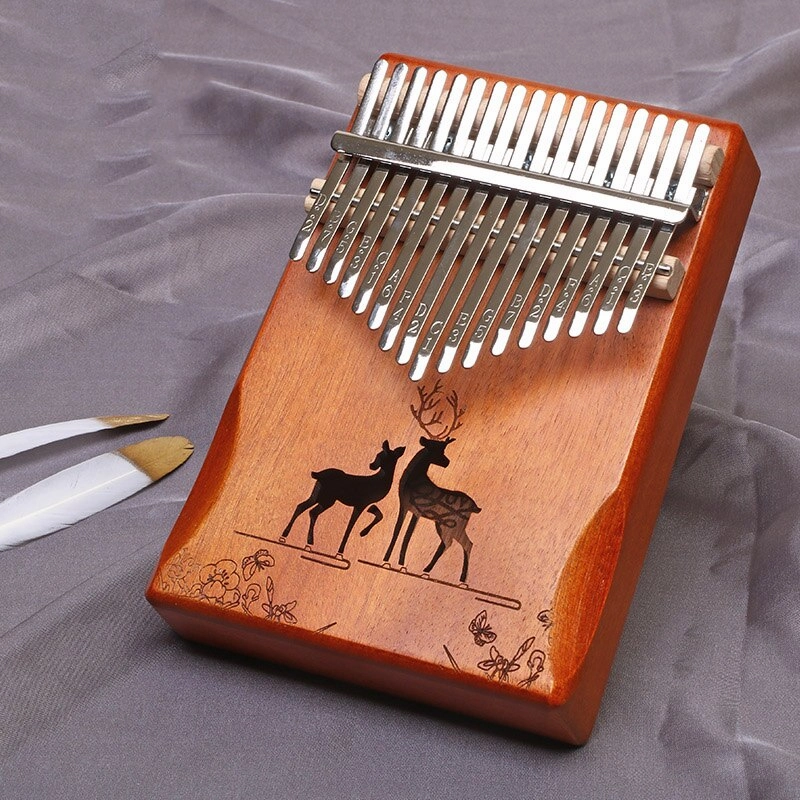 17 Keys Kalimba Thumb Piano Portable Finger Flexible Piano