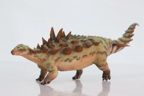 1:35 Scale Gastonia Model Ankylosauridae Realistic PVC Animal Figure Decor Dinosaur for Adult (Green with Box)