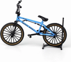1:8 Alloy Racing Bike Die-cast Molded Metal Bodybuilding Mountain Bike Pocket Portable Simulation Collectibles Toys Gifts Motorcycle Model(Blue)