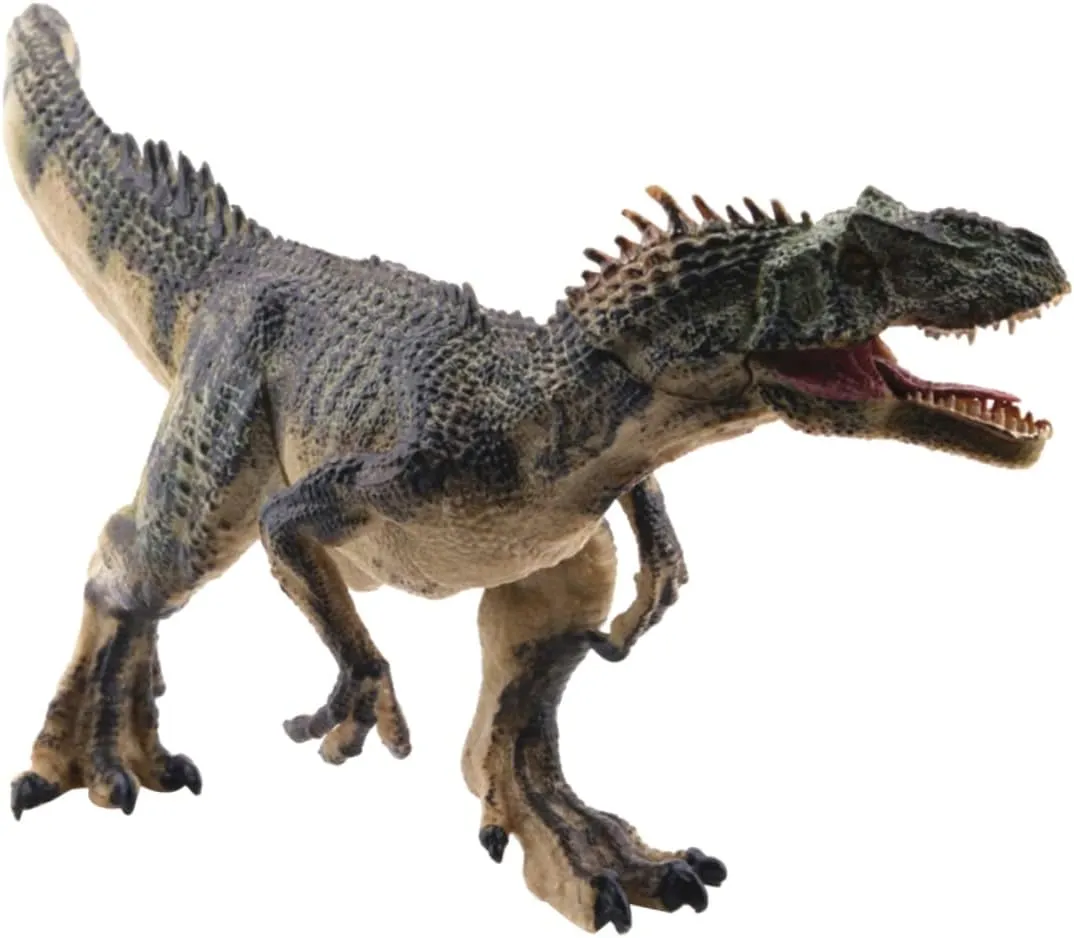 1Pc Lifelike Allosaurus Model Green Dinosaur Ornament for Decor Simulation Craft Present for Friends Prehistoric Decoration