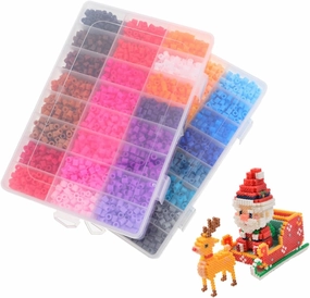 1set Beads Colorful Educational Jigsaw Material Kit for Boy Girl Colors for and Fun Activities