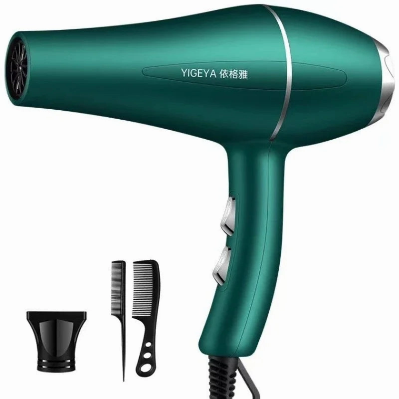 220V Hair Dryer Professional 1200W Gear Strong Power Blow Hair Dryer Brush