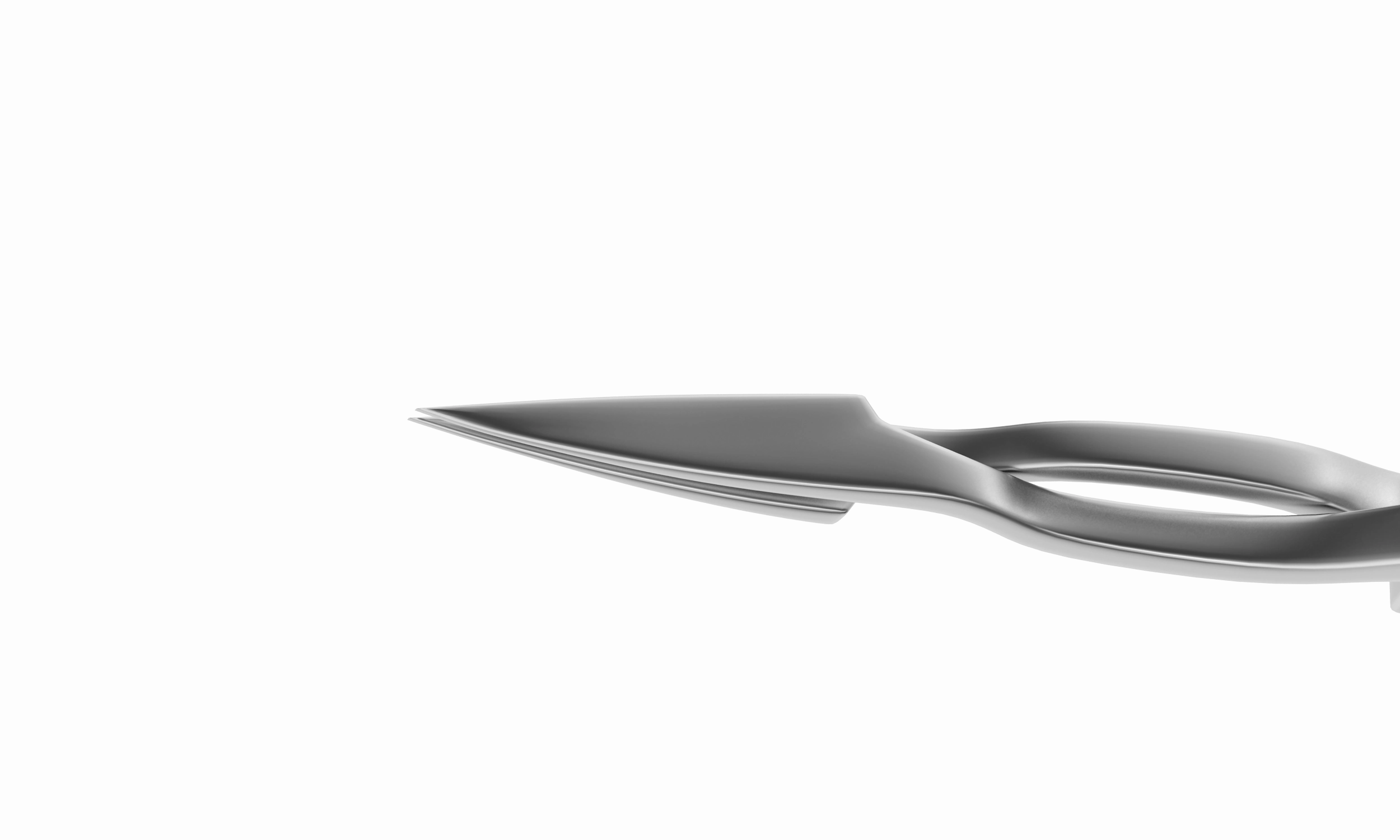 260R 7-111S Prechopper Angled, Cross-Action, Max Opening 3.00 mm, Round Handle, Length 116 mm, Stainless Steel
