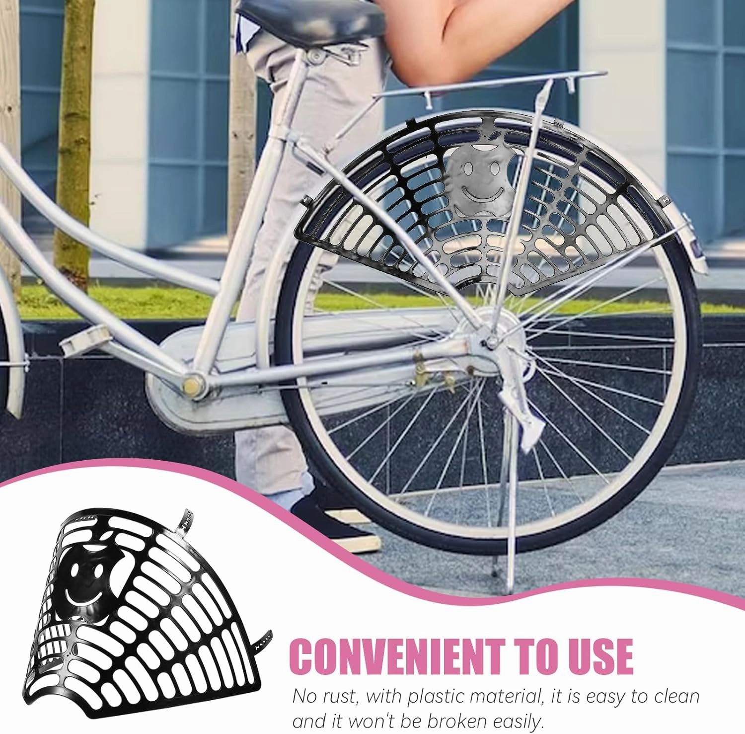 2 Durable Bike Supplies Bike Accessories Bike Attachment Bikes Bike Cargo Net Garden Drainage Grates