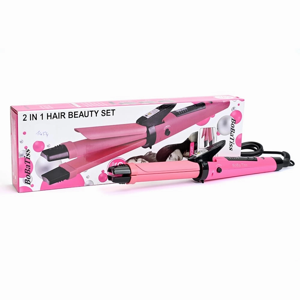2 In 1 Hair Straightener & Curler