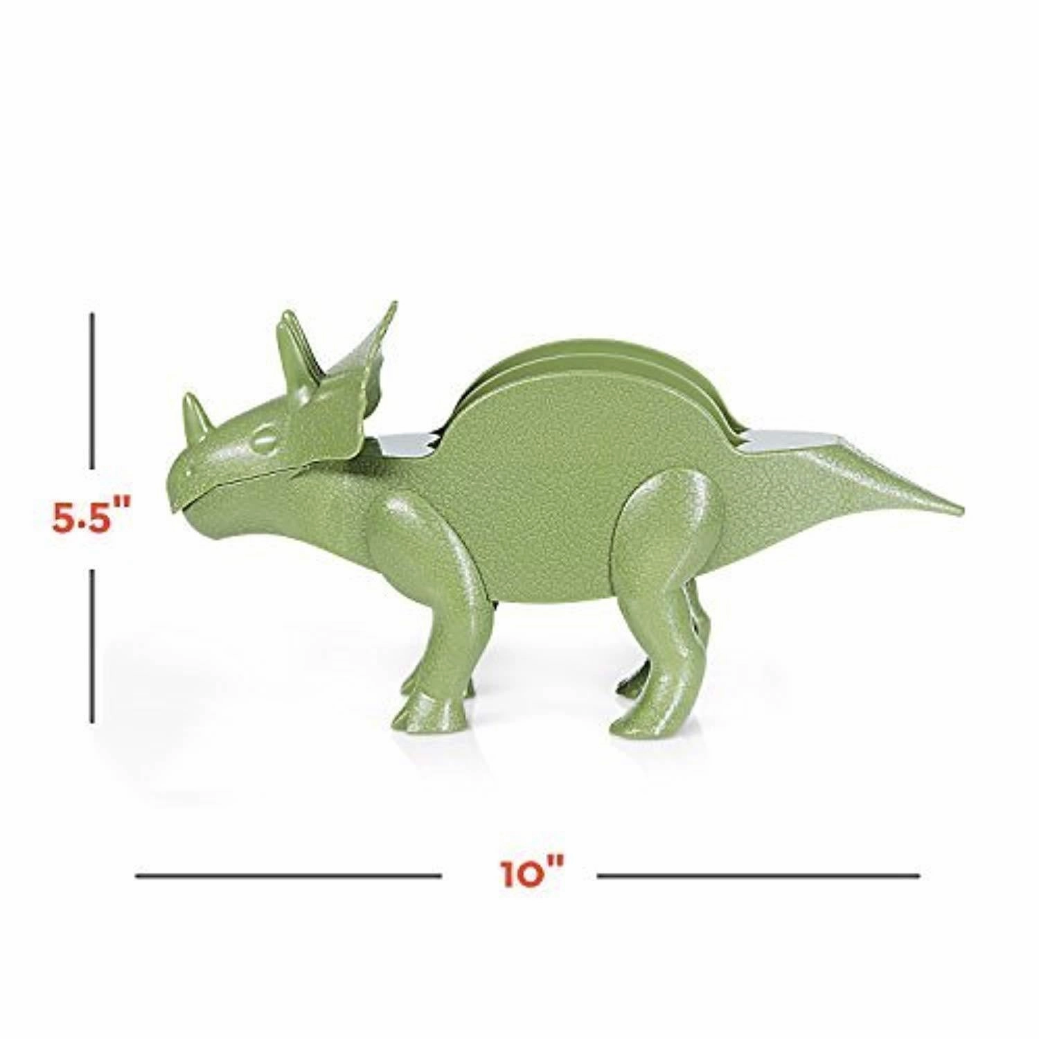 2-Pack Triceratops Taco Holder, Dinosaur Statue Taco Stands Shell Holder, Tricerataco Taco Holder, Dinosaur Taco Holder for Kids Hard Taco Holders for Taco Tuesday Birthday Party & Dino Taco Party by California Home Goods