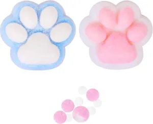 2pcs Big Squishy Cat Paw Squishy Toy,5 Inches Big FuFu cat Squeeze Paw,Cute Soft Squeeze Fidget Toys Squeeze Toys for Stress Relief Pinch Family Toys Gifts for Kids Adults