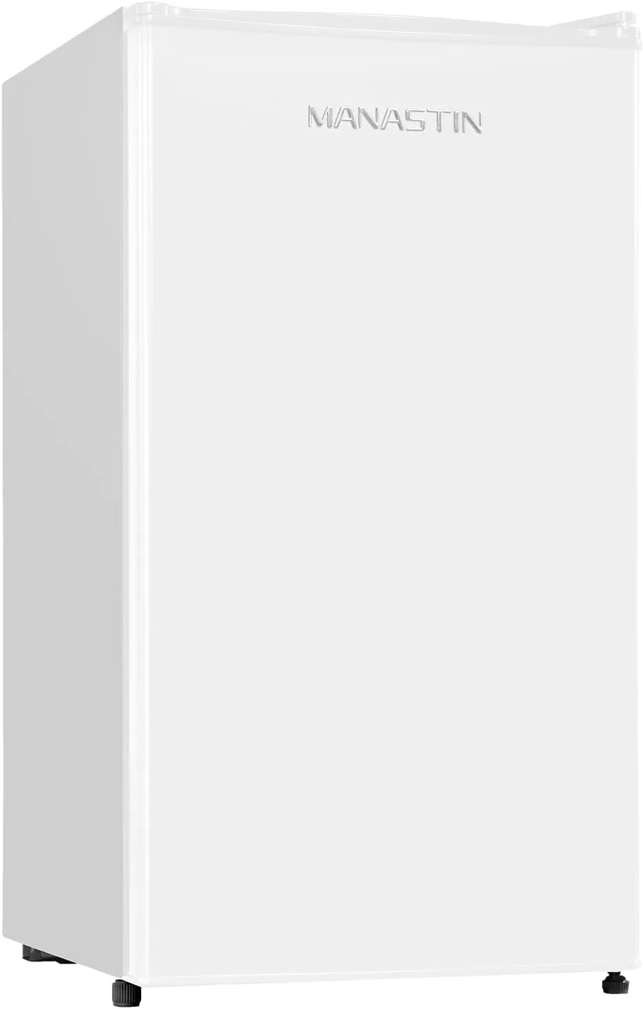 3.2 Cu.Ft Mini Fridge with Freezer, Single Door Mini Fridge, Adjustable Thermostat, Energy Saving Mini Refrigerator for Bedroom, Office, Dorm (White, 3.2 Cu.ft)