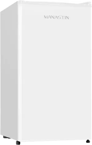3.2 Cu.Ft Mini Fridge with Freezer, Single Door Mini Fridge, Adjustable Thermostat, Energy Saving Mini Refrigerator for Bedroom, Office, Dorm (White, 3.2 Cu.ft)