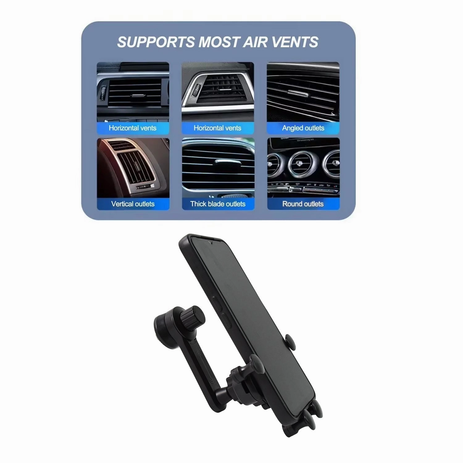 360 Degree Car Mobile phones in car holder (1 Pc)