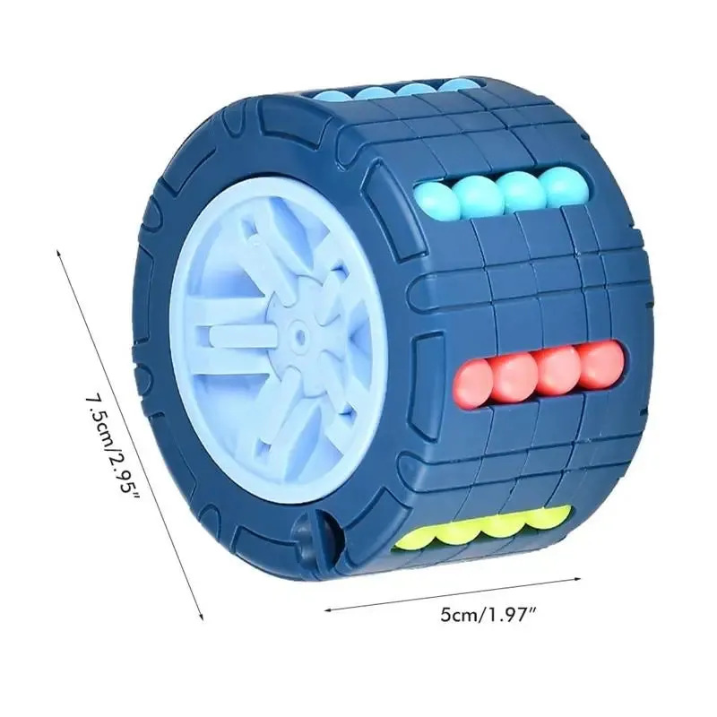 3D Cylinder Cube Toy Gyro Rotate Slide Puzzle Game