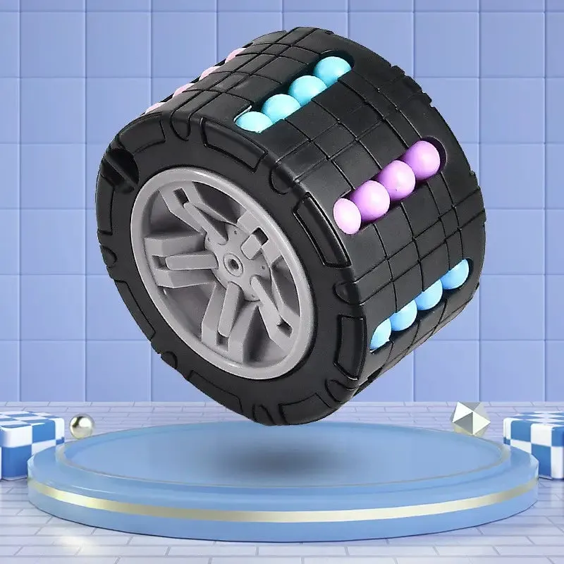 3D Cylinder Cube Toy Gyro Rotate Slide Puzzle Game