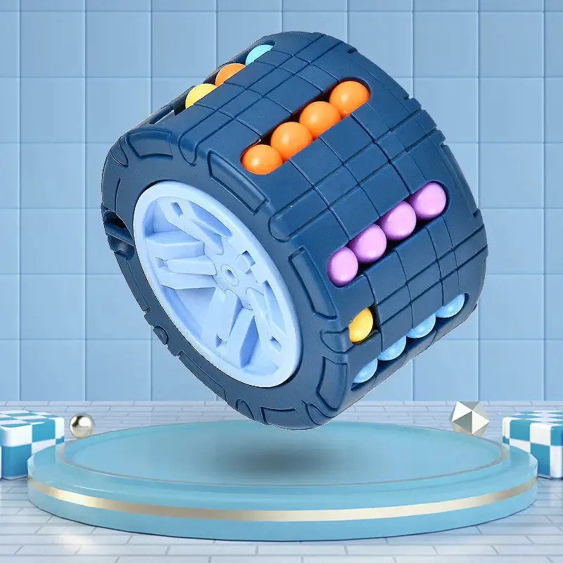 3D Cylinder Cube Toy Gyro Rotate Slide Puzzle Game