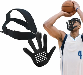 3D Basketball Training Face Mask, 3nd Generation Basketball Shooting Aid - Improve Basketball Dribbling & Shooting Accuracy, Adjustable Head Strap for All Stages of Basketball Training