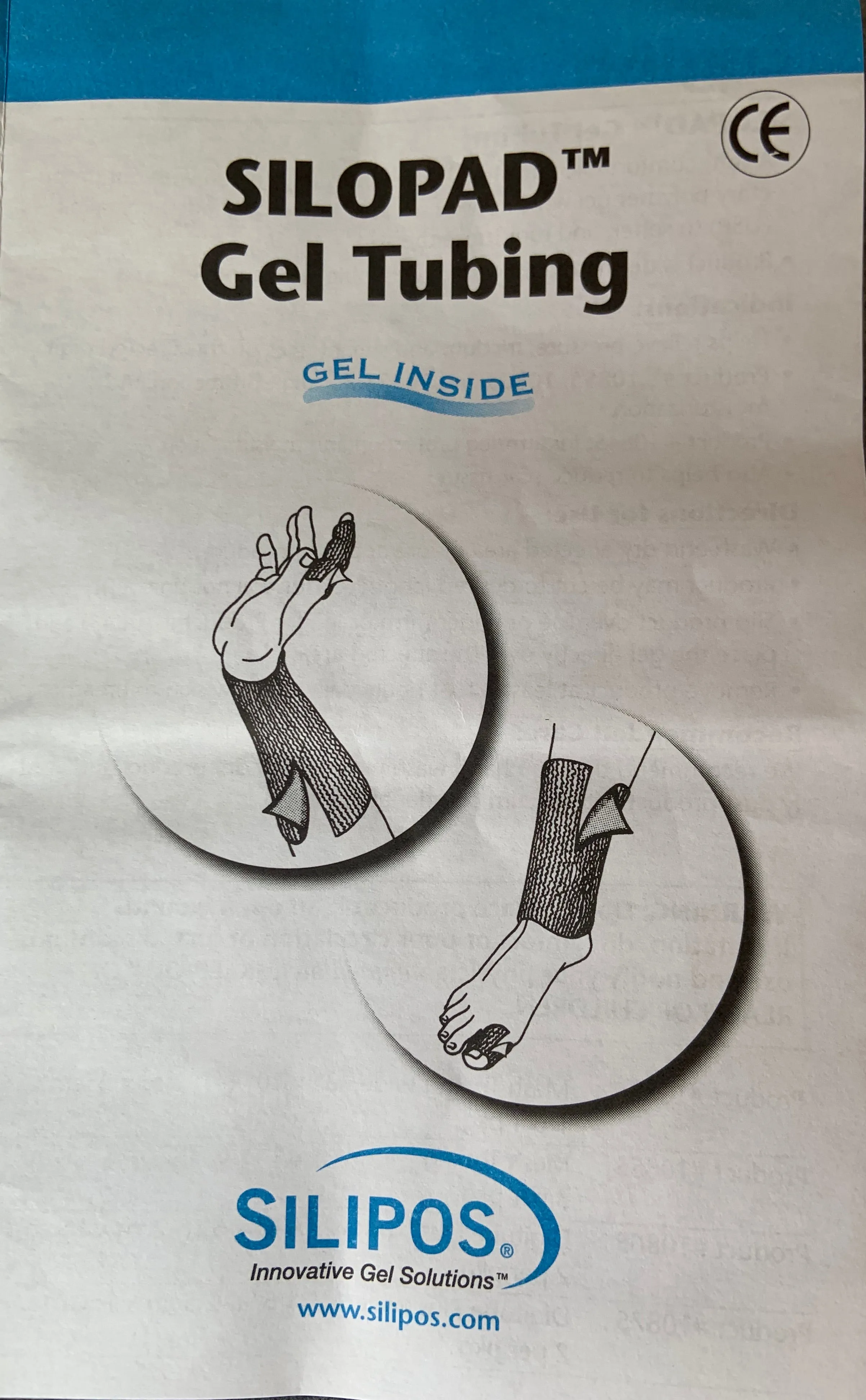3" x 5” Gel Tubing, Bunga Pads Ankle Sleeves, come as a pair. Thickness 3mm (standard)