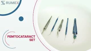 480R 4-0582S Forceps for Femtosecond Laser Cataract Procedure, Cross-Action, Flat Handle, Length 108 mm, Stainless Steel