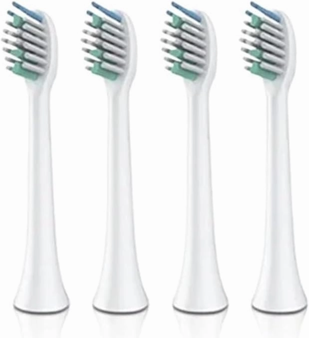 4pc Electric Tooth Brush Head Replacement Compatible for Sarmocare S100 Ultrasonic Sonic Electric Toothbrush Toothbrush Head(White-4)