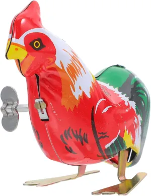 4pcs Cute Chicken Wind Up Adorable Clockwork Chick Figures Safe Smooth Action for Playtime Creative Wind Up Animal
