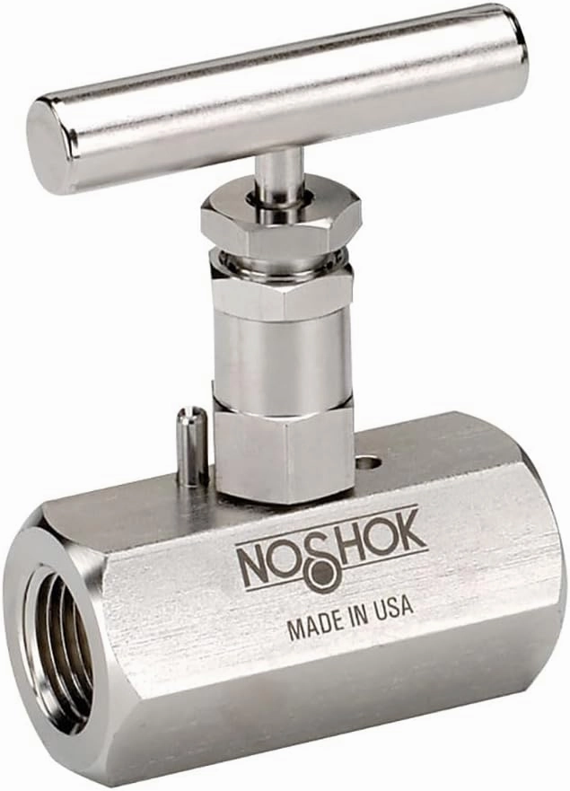 508-FFS Needle Valve, 1 in NPT Female x Female, 316 Stainless Steel, 6000 PSI