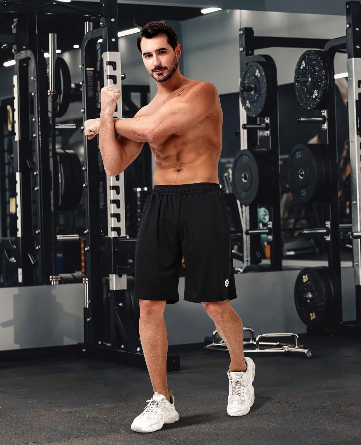 5 Pack Mens Shorts Casual with Pockets,Mens Athletic Shorts 9''Quick Dry Basketball Shorts Men for Gym Running
