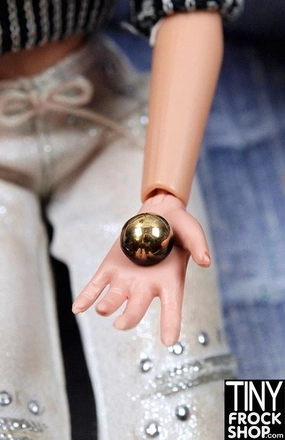 5mm - 12" Fashion Doll Czech Glass Mini Round Buttons - Set of 6!