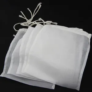 5pcs Nylon Straining Bag - Fine Mesh - Homebrew Beer Wine Cider Dry Hop (18 x 24 inch(Width x Height))