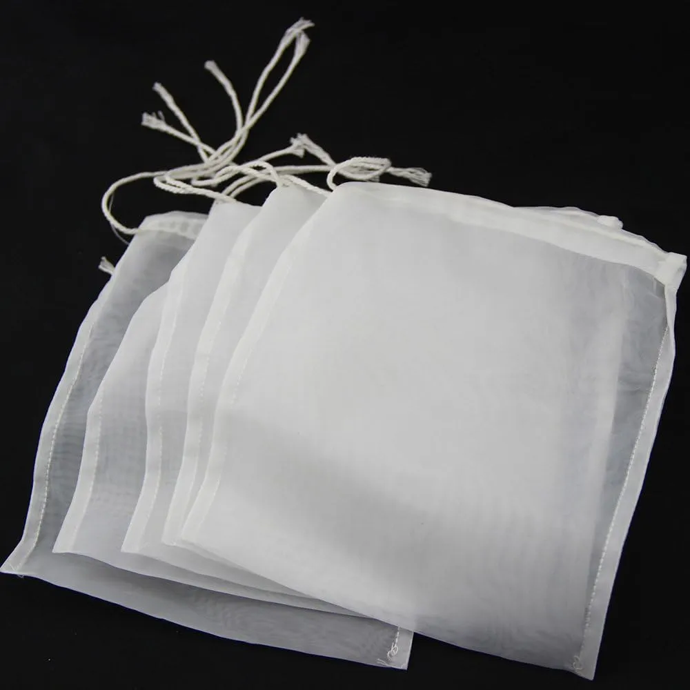 5pcs Nylon Straining Bag - Fine Mesh - Homebrew Beer Wine Cider Dry Hop (18 x 24 inch(Width x Height))