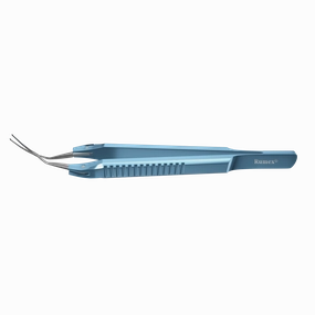 999R 4-251 Cross-Action DMEK Forceps, Length 110 mm, Flat Titanium Handle