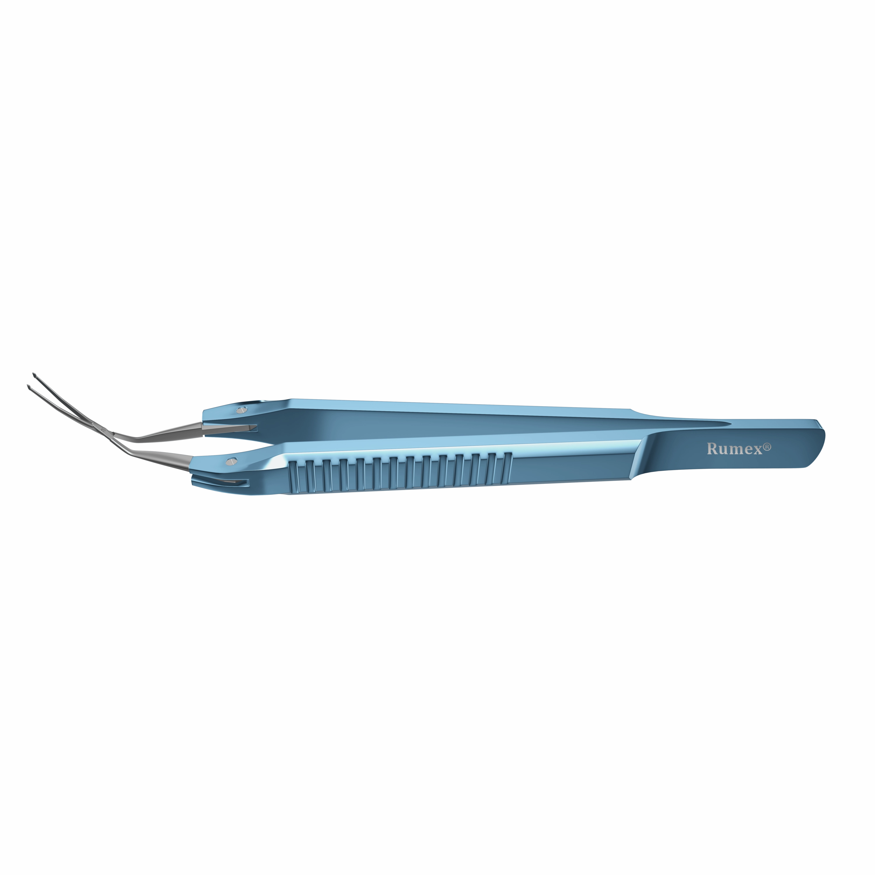 999R 4-251 Cross-Action DMEK Forceps, Length 110 mm, Flat Titanium Handle