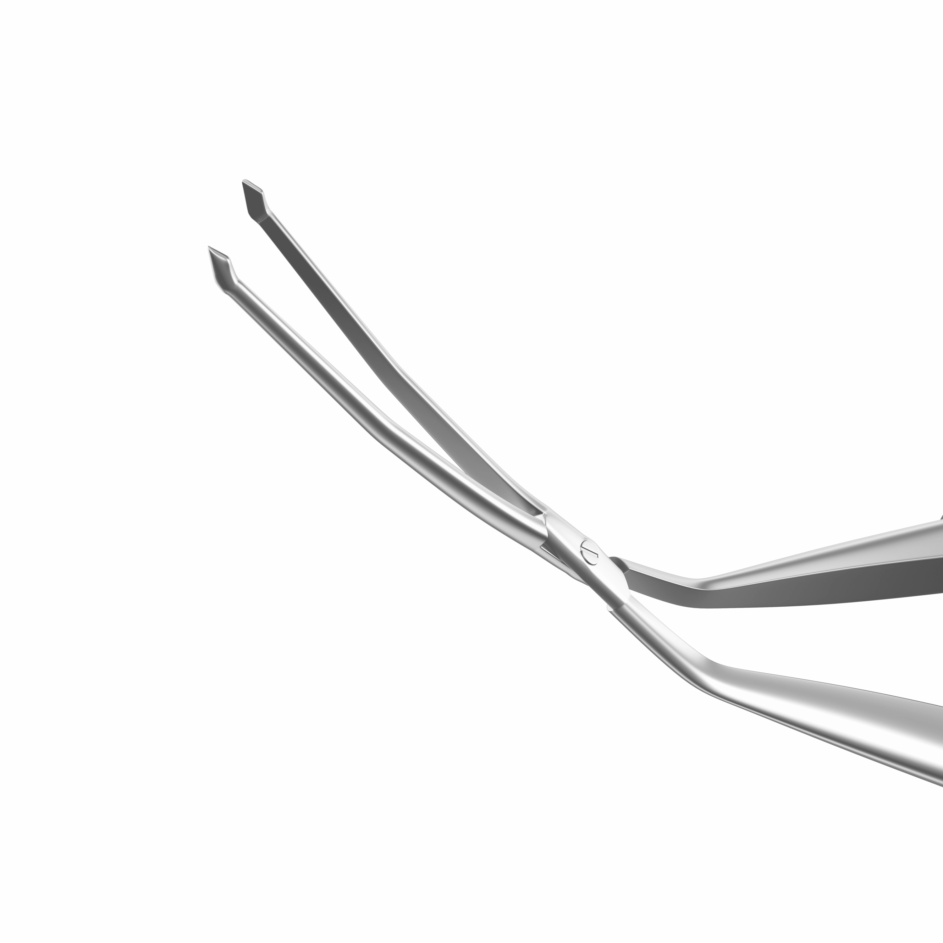 999R 4-262S Cross-Action DMEK Forceps, Flat Handle, Length 110 mm, Stainless Steel