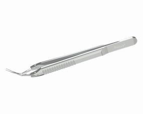 999R 4-262S Cross-Action DMEK Forceps, Flat Handle, Length 110 mm, Stainless Steel