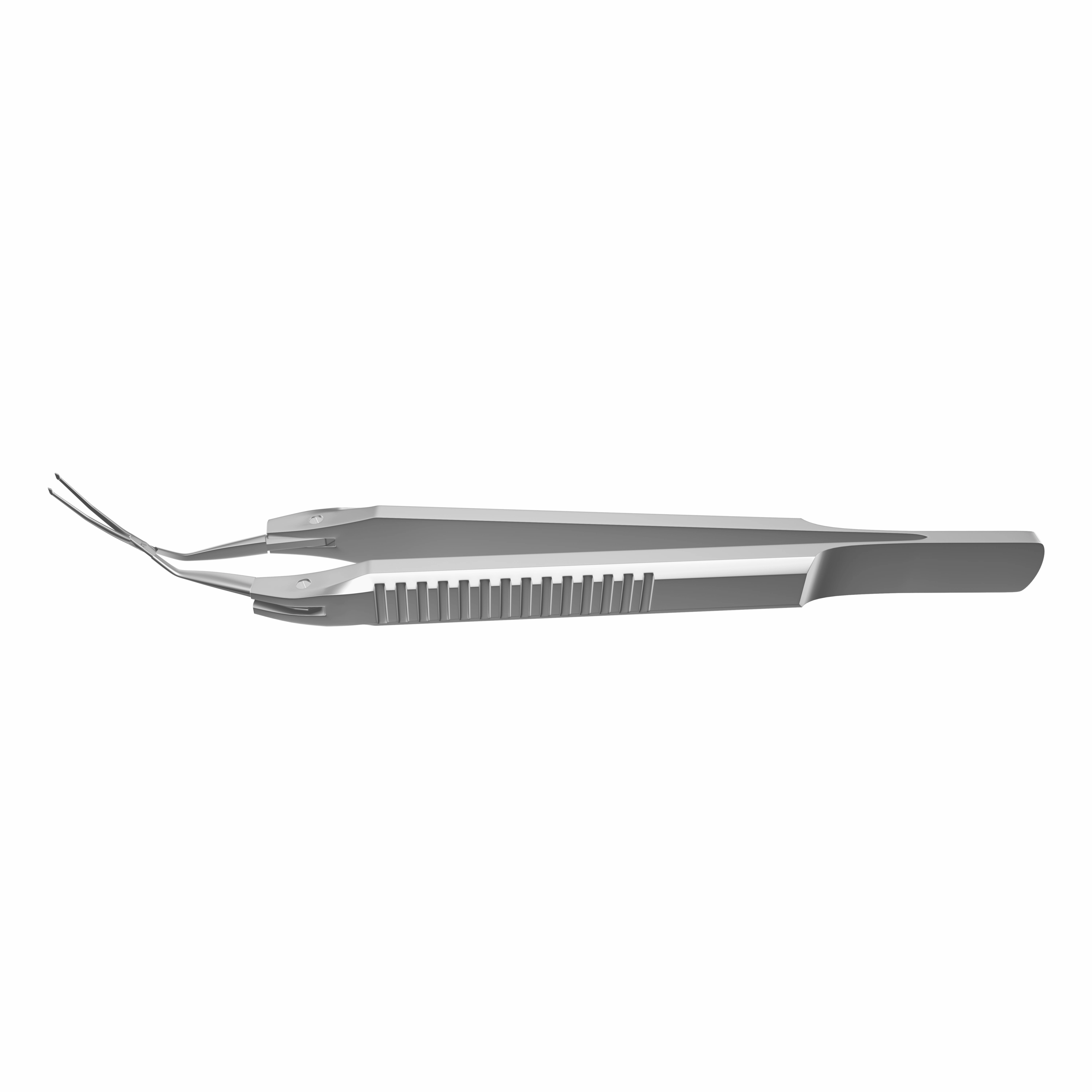 999R 4-262S Cross-Action DMEK Forceps, Flat Handle, Length 110 mm, Stainless Steel