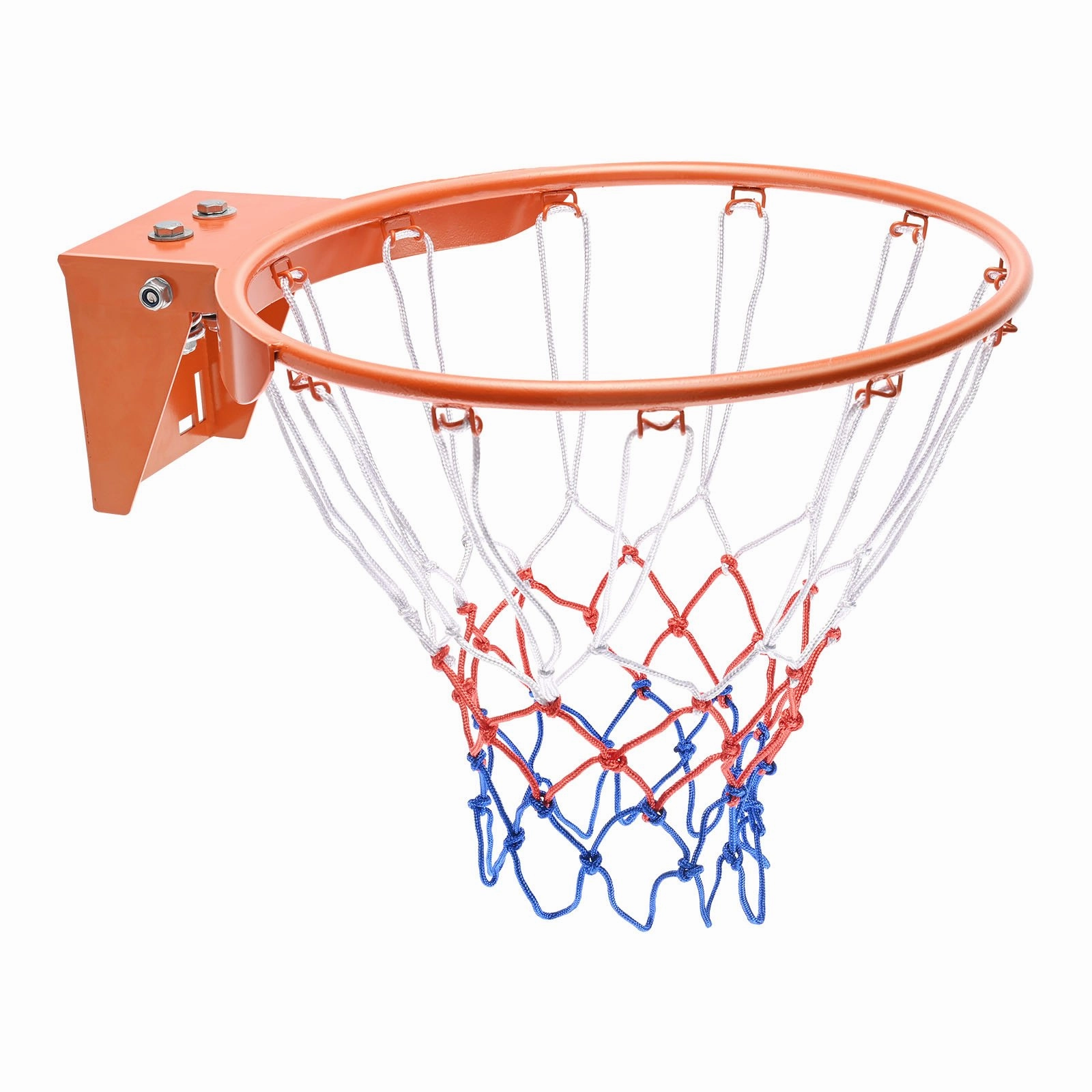 (FINAL PRICES ARE LOWER ON OUR SITE!) VEVOR Basketball Rim, Wall Door Mounted Basketball Hoop, Heavy Duty Q235 Basketball Flex Rim Goal Replacement with Net, Standard 18" Indoor and Outdoor Hanging Basketball Hoop for Kids Adults