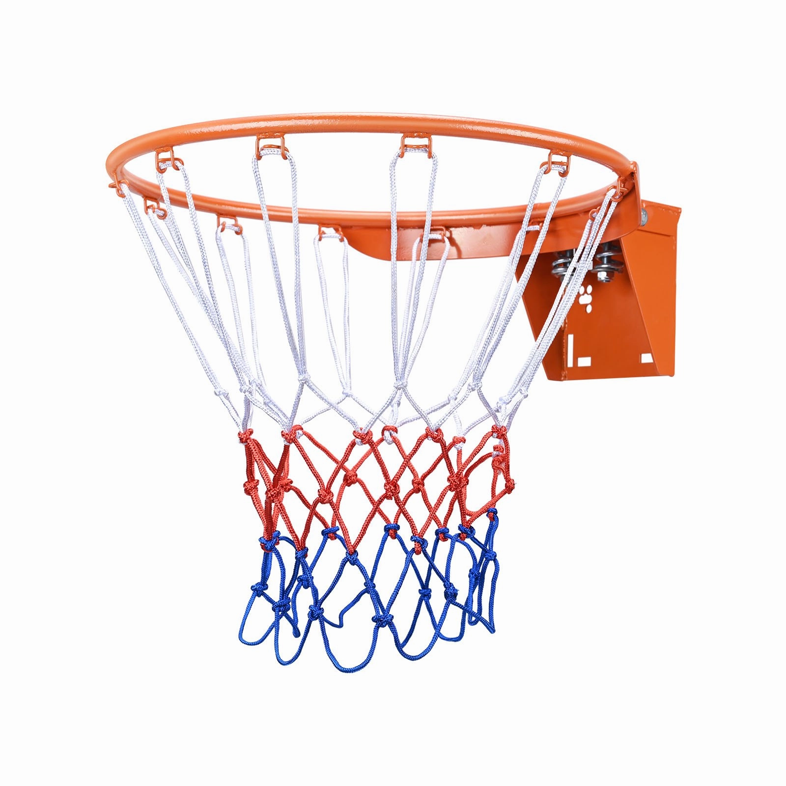 (FINAL PRICES ARE LOWER ON OUR SITE!) VEVOR Basketball Rim, Wall Door Mounted Basketball Hoop, Heavy Duty Q235 Basketball Flex Rim Goal Replacement with Net, Standard 18" Indoor and Outdoor Hanging Basketball Hoop for Kids Adults