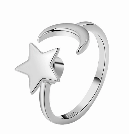 [Silver-Spinner Ring Set TKHP-SR02] Presentski Adjustable Spinner Rings