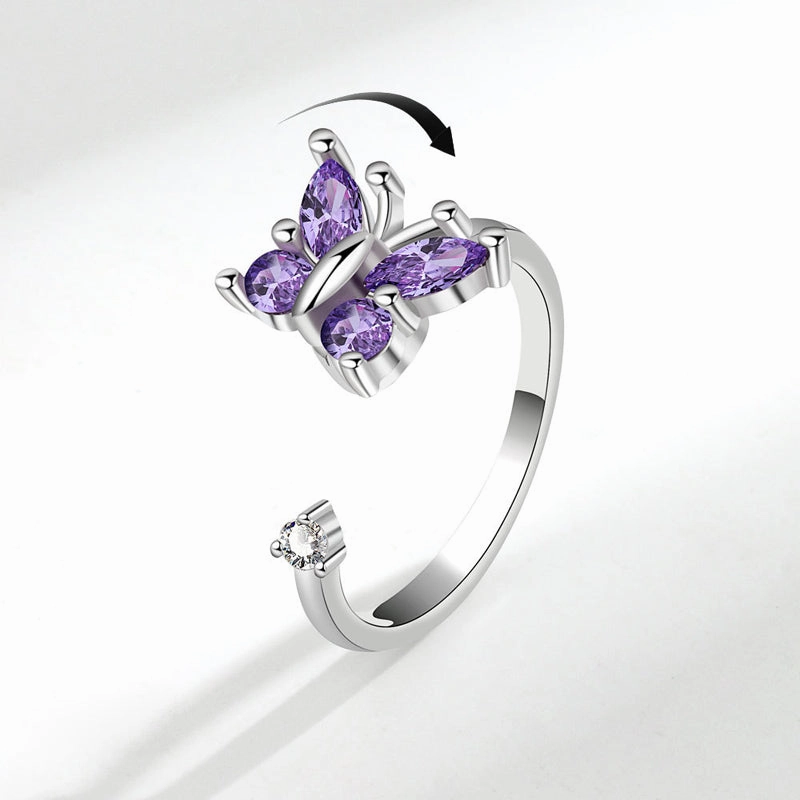 [Silver-Spinner Ring Set TKHP-SR02] Presentski Adjustable Spinner Rings