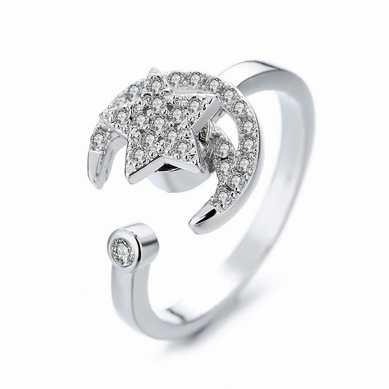 [Silver-Spinner Ring Set TKHP-SR02] Presentski Adjustable Spinner Rings
