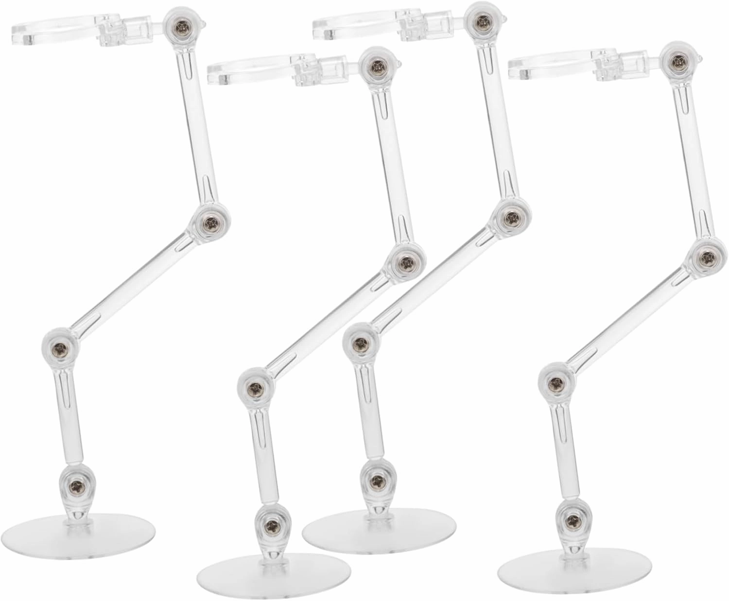 Action Figure Display Holder Stable Structure 4pcs Model Display Stand for Toys
