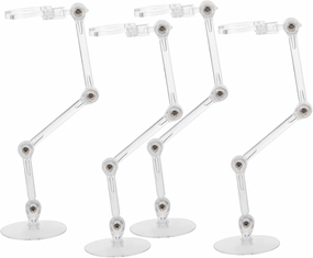 Action Figure Display Holder Stable Structure 4pcs Model Display Stand for Toys
