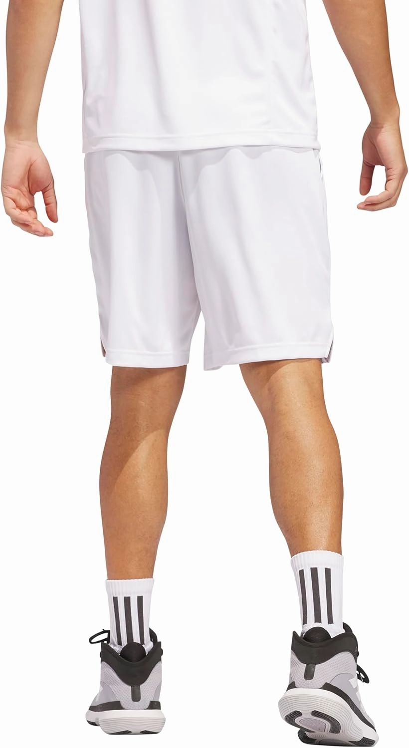 adidas Men's Basketball Legends 3-Stripes Shorts