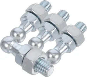 Adjustable Height Metal Gas Springs Zinc-plated Stud Mounting for Signboard Lightbox Gas Strut Balls